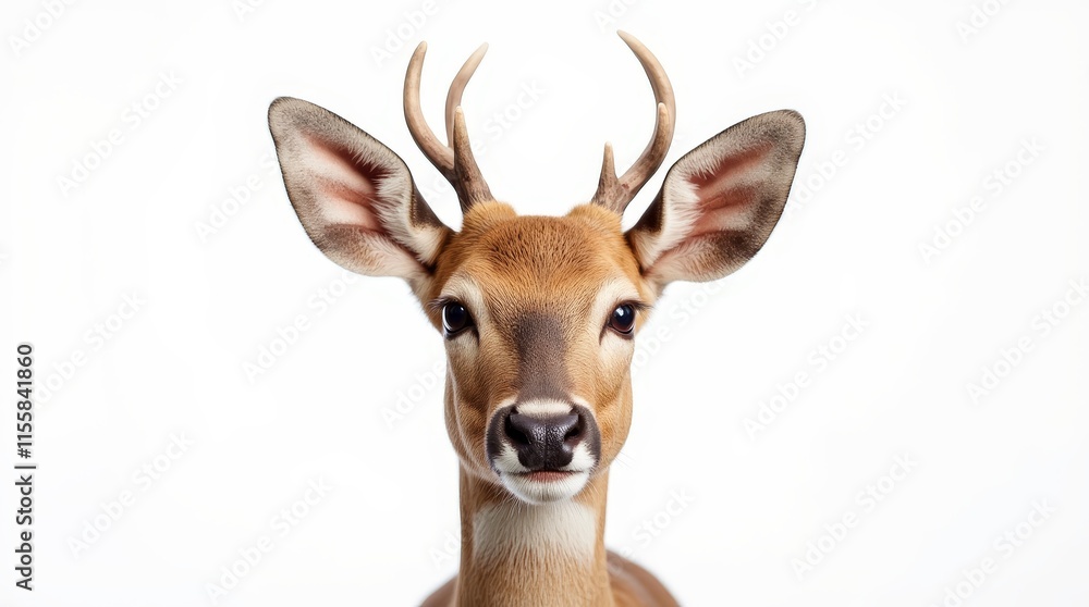 Close-up Portrait of a Deer