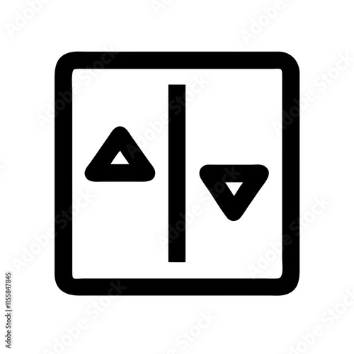 elevator buttons icon design