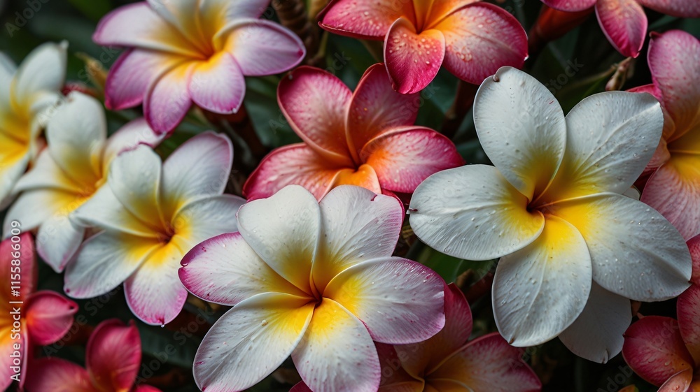 plumeria flowers , AI Generated. plumeria flowers , AI Generated.