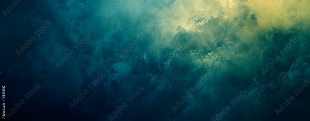 Abstract Teal Green Cloudscape Dramatic Sky Background Texture Abstract Teal Green Cloudscape Dramatic Sky Background Texture