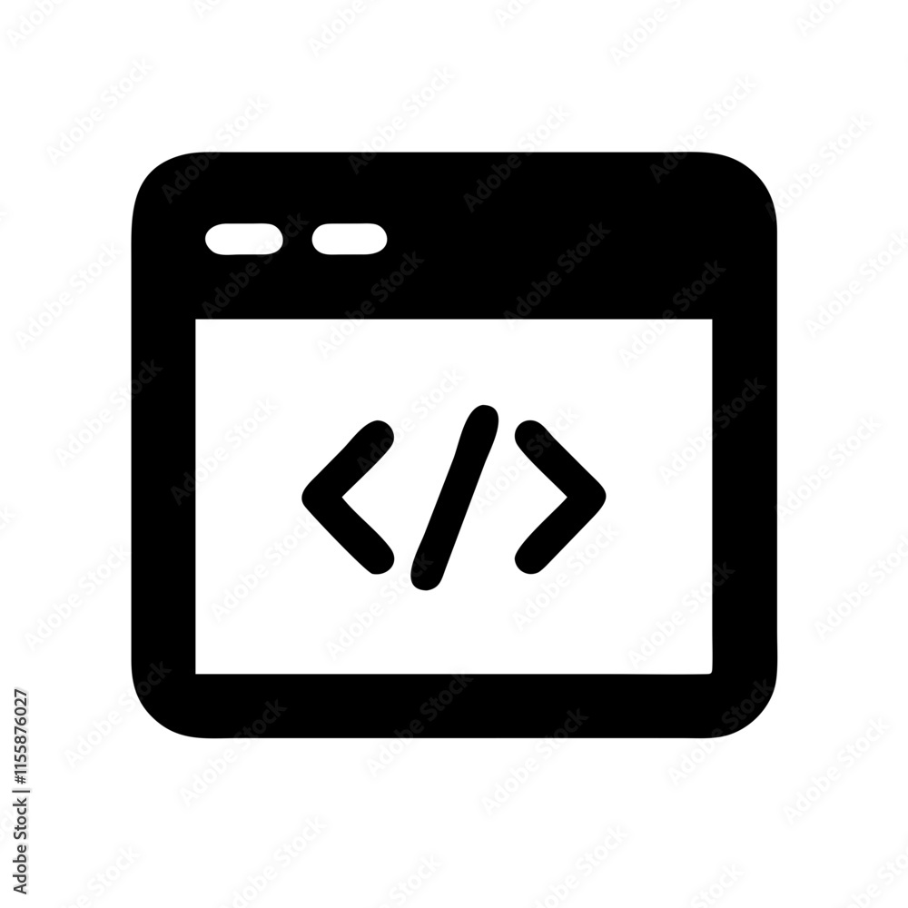 coding icon design coding icon design