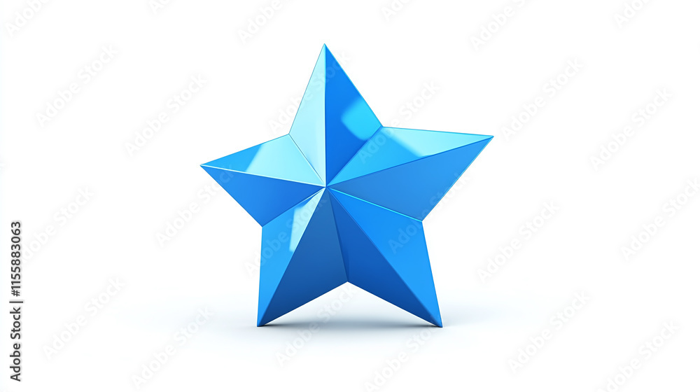 Illustration of a blue star shape isolated on white background. decoration graphic design element, quality rating feedback, success celebration, best. Illustration of a blue star shape isolated on white background. decoration graphic design element, quality rating feedback, success celebration, best.