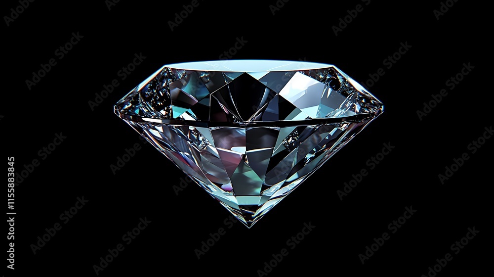 Illustrate a meticulously detailed diamond icon with a shimmering, sparkling effect Illustrate a meticulously detailed diamond icon with a shimmering, sparkling effect