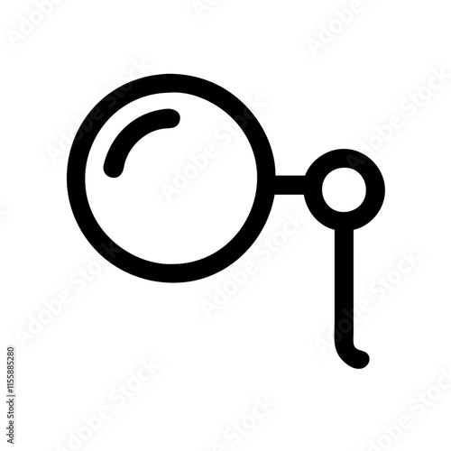 monocle icon design