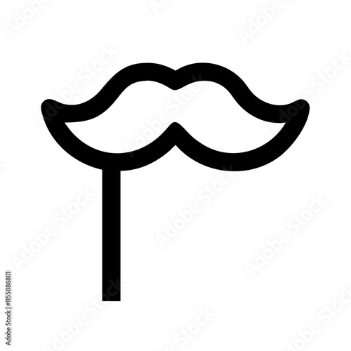 mustache icon design