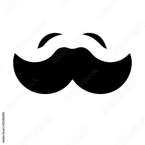 mustache icon design