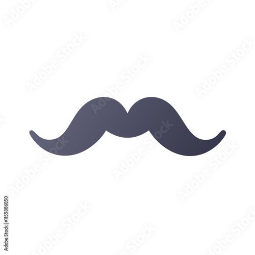 mustache icon design