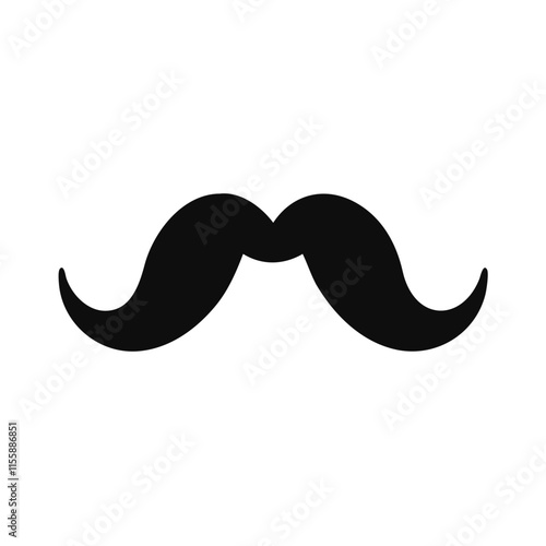 mustache icon design