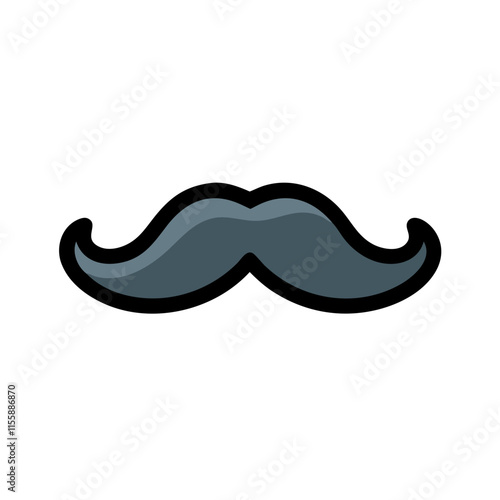 mustache icon design