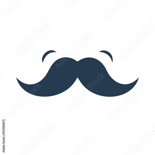 mustache icon design