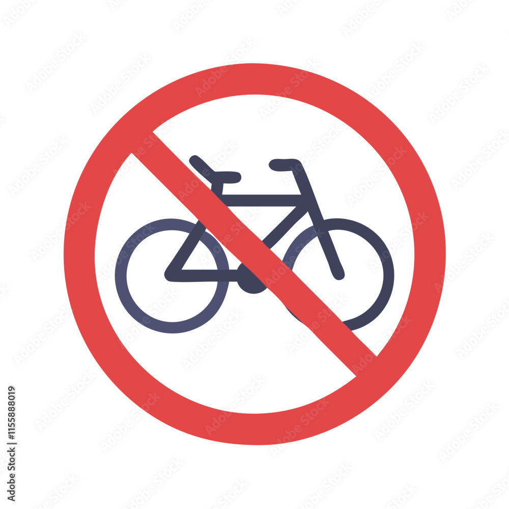 forbidden sign with bicycle icon design forbidden sign with bicycle icon design