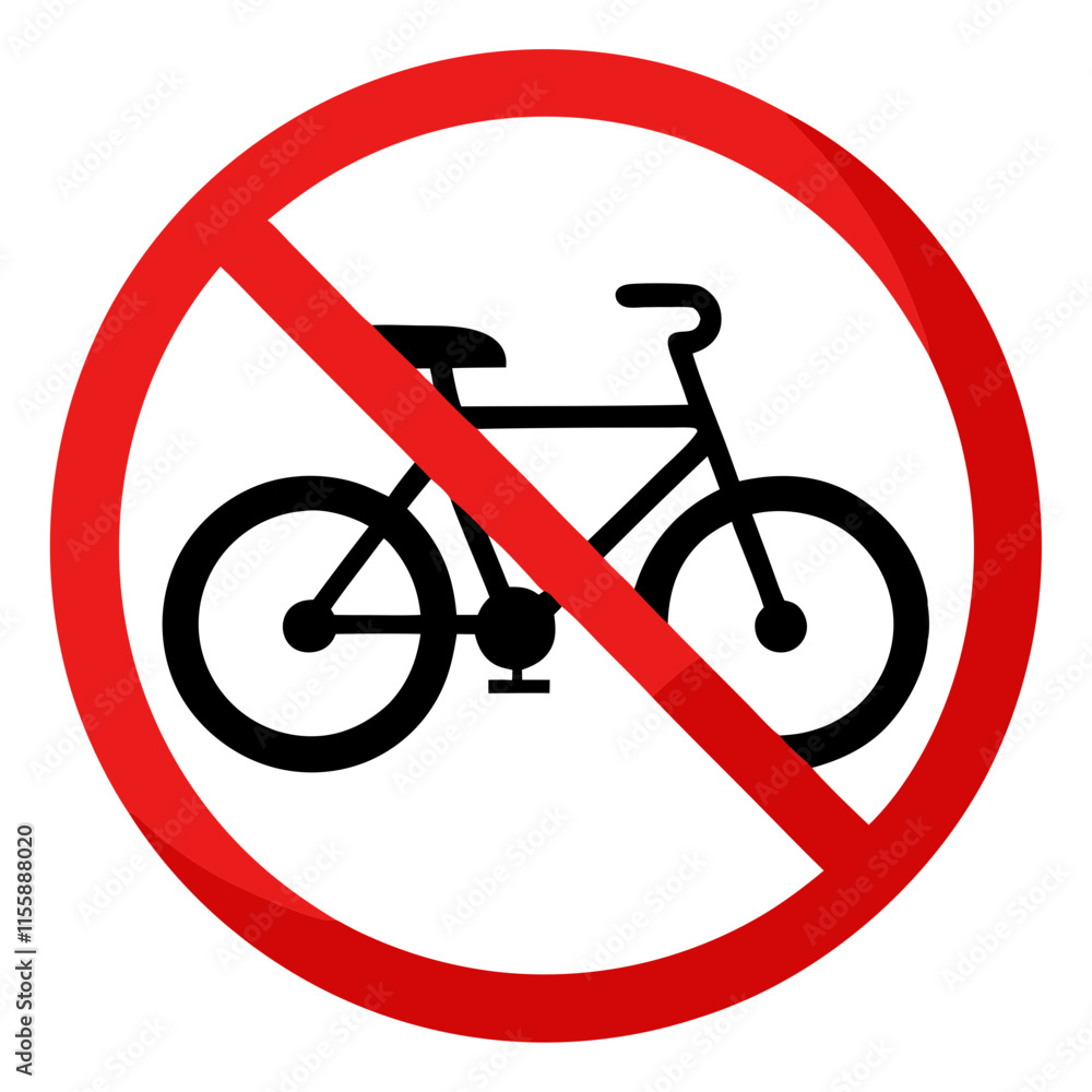 forbidden sign with bicycle icon design forbidden sign with bicycle icon design