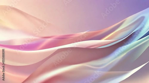  4K footage of waves flowing abstract 3d background. generated with AI	