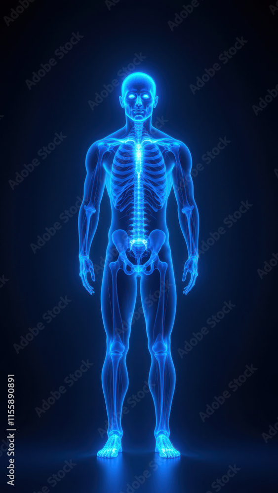 A three-dimensional rendering of a human torso with highlighted vagus nerve for Vagus Nerve Stimulation (VNS) education and medical use. A three-dimensional rendering of a human torso with highlighted vagus nerve for Vagus Nerve Stimulation (VNS) education and medical use.