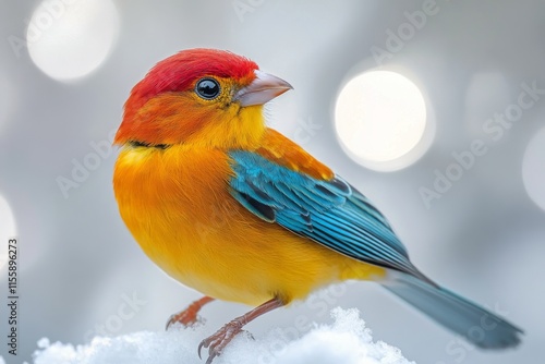 Vibrant pheasant displaying its colorful plumage in mid-flight