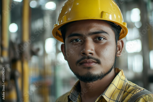 Ai generated photo of an professional electrician working with electricity photo