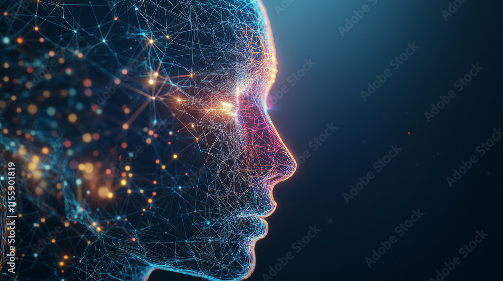 AI and machine learning abstract art, interconnected glowing lines, layered holographic visuals, cyberpunk aesthetic, 4K AI and machine learning abstract art, interconnected glowing lines, layered holographic visuals, cyberpunk aesthetic, 4K
