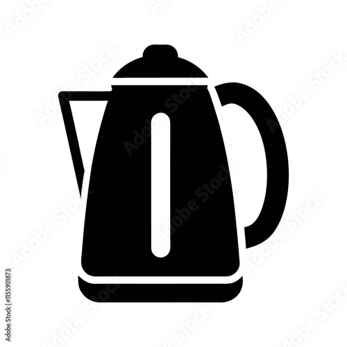 Electric Kettles Silhouette icon vector design