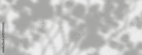 Glare from the sun's rays on the wall. Blurred shadows from leaves and plants in the room. Soft overlay of natural light. 