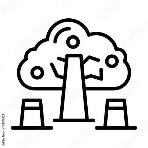 Deforestation Icon