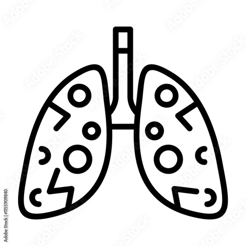 Lungs Infection Icon
