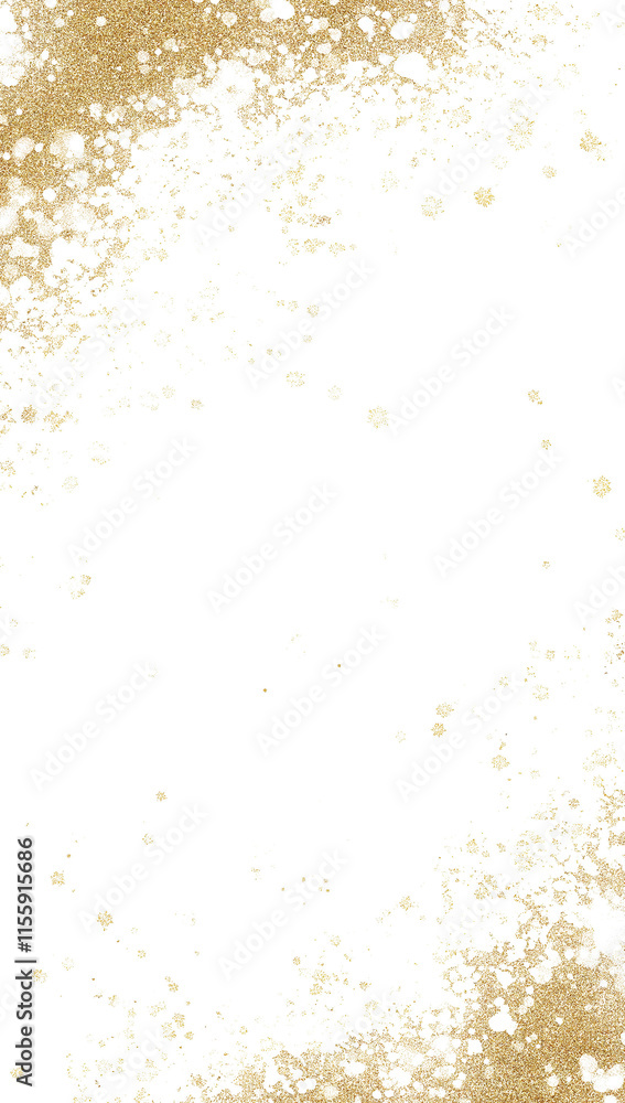 Gold Foil and Glitter Background – Transparent Festive Design with Gold Splatter, Strokes, and Confetti Gold Foil and Glitter Background – Transparent Festive Design with Gold Splatter, Strokes, and Confetti