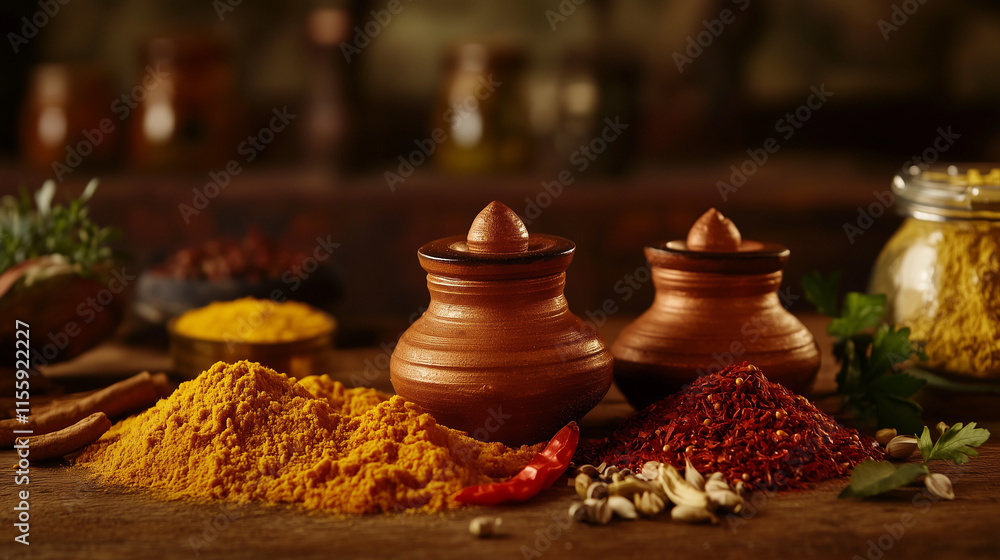 Fototapeta premium Delicious Indian Curry Dish for Menu and Online Listings