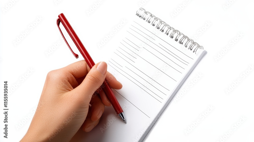 Educator making a to-do list for the school day Stock Photo with copy space Educator making a to-do list for the school day Stock Photo with copy space