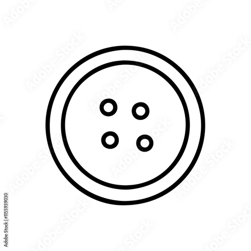 cloth button icon design