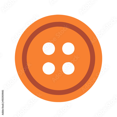 cloth button icon design
