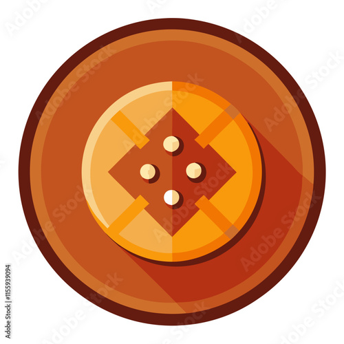 cloth button icon design