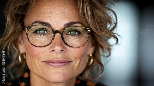 Wallpaper Mural A close up of a woman wearing glasses Torontodigital.ca