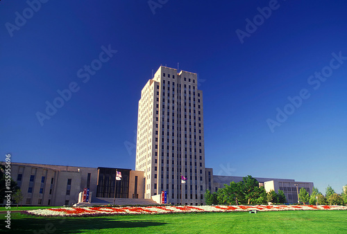 Papier peint State Capitol building Bismarck North Dakota