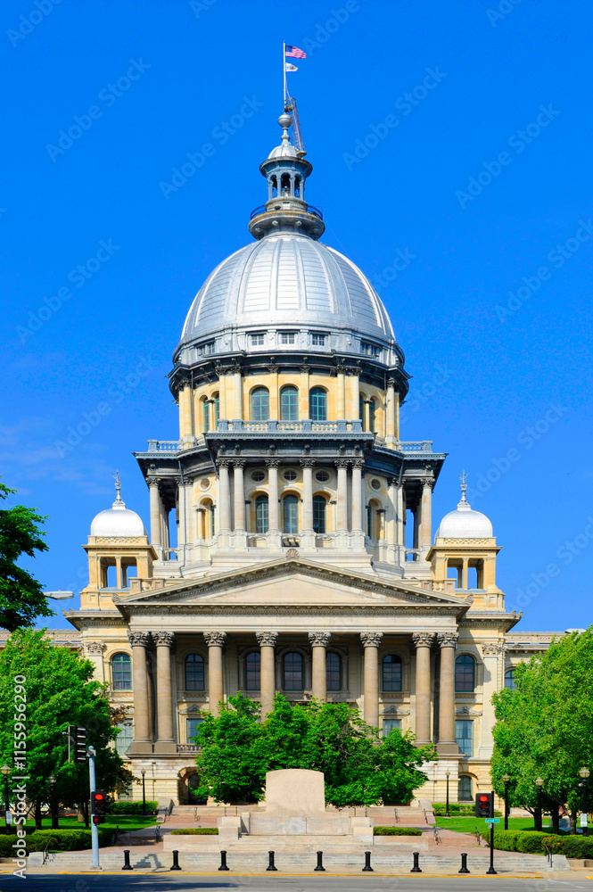 Fototapeta premium Illinois State Capitol Building Springfield Illinois USA