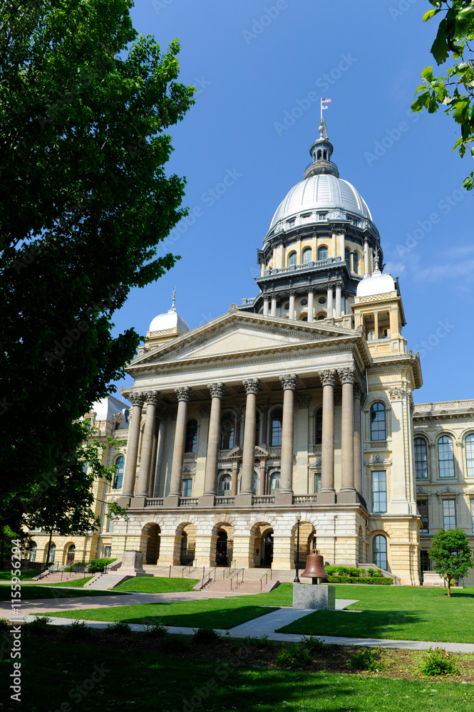 Fototapeta premium Illinois State Capitol Building Springfield Illinois USA