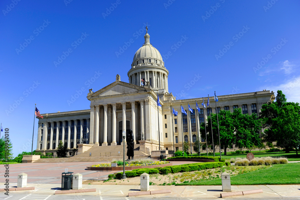 Obraz premium Oklahoma City Capitol Building