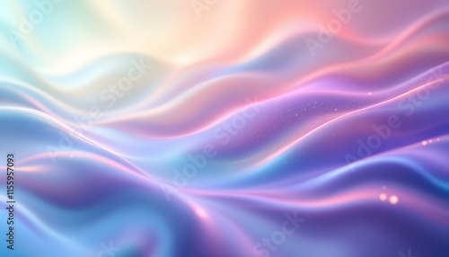 Wallpaper Mural Smooth flowing abstract waves in pastel pink and blue colors. Soft dreamy background with gentle curves. Modern fluid design with blurred motion effect for creative layouts and presentations Torontodigital.ca