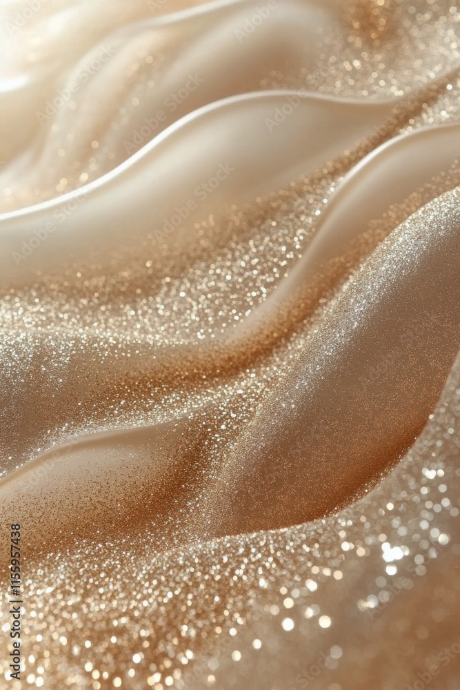 Sparkling golden texture creating a warm and inviting atmosphere in soft light Sparkling golden texture creating a warm and inviting atmosphere in soft light
