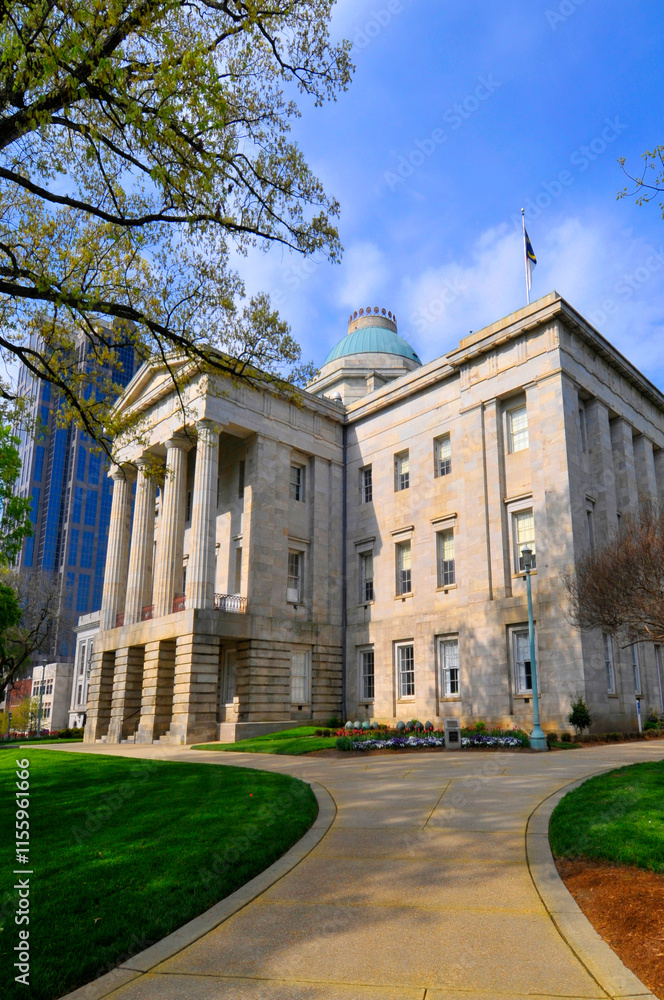 Fototapeta premium Raleigh State Capitol Building complex at Raleigh North Carolina USA