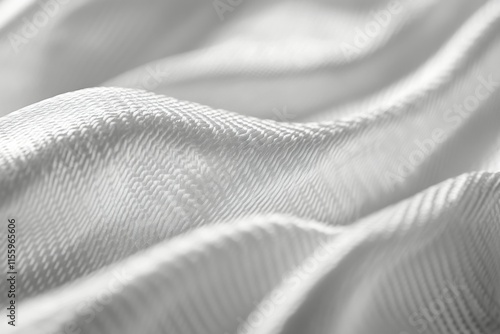 Close-up view of textured fabric showcasing intricate patterns and soft surfa...