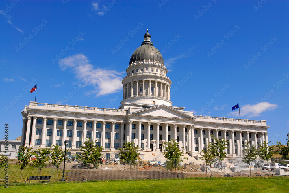 Obraz premium The Utah State Capitol Building at Salt Lake City Utah UT