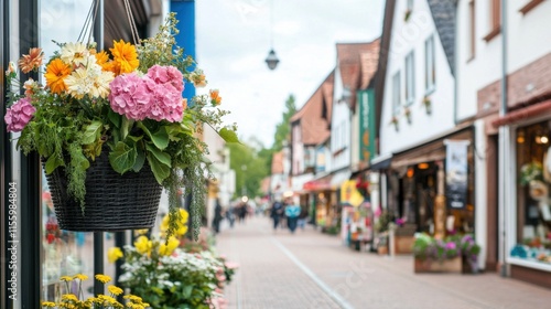 Wallpaper Mural Springtime heritage city vacation with charming cobblestone streets and vibrant flowers Torontodigital.ca