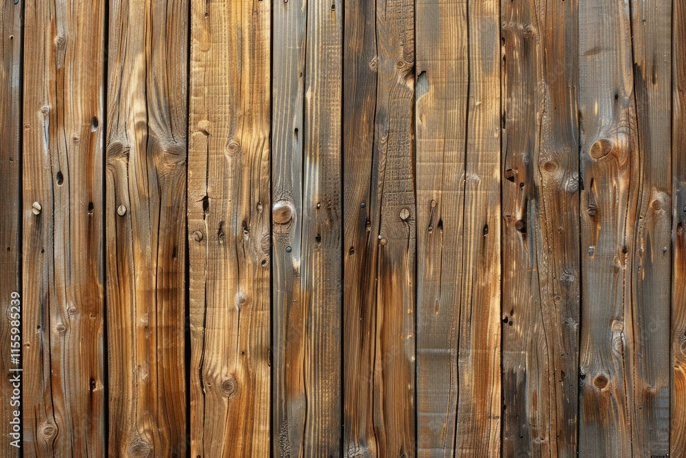 Fototapeta premium old wall of wood planks pattern. Detailed photo textured background