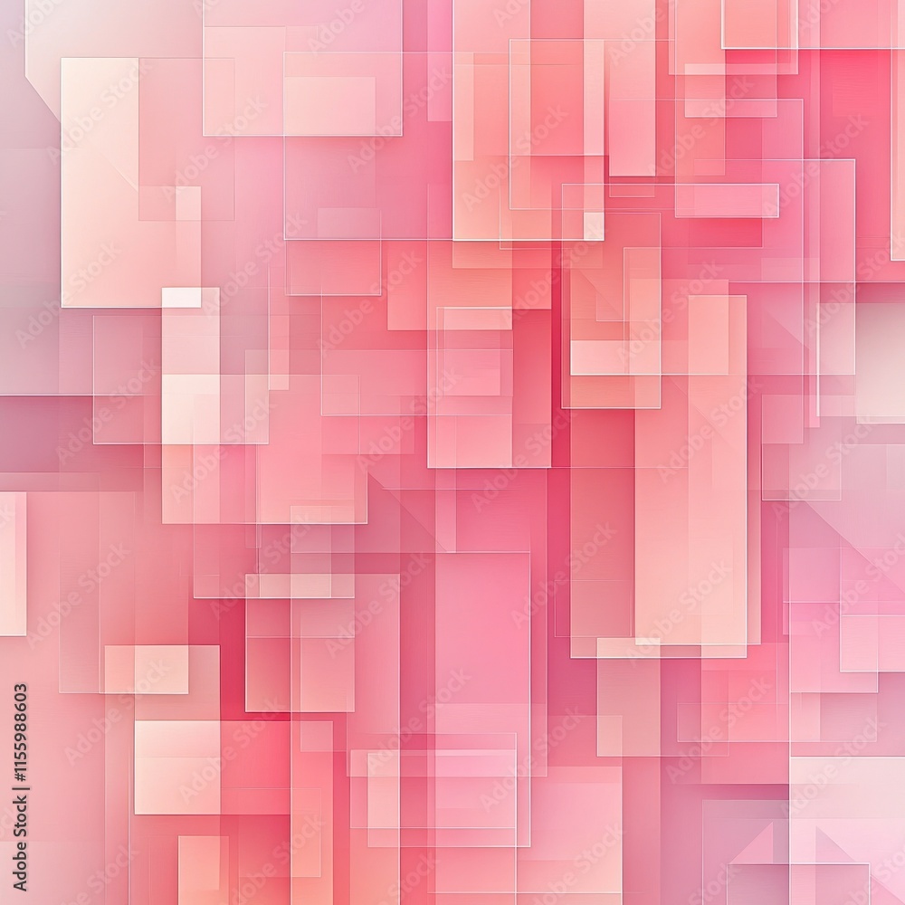 Soft Abstract Artwork with Overlapping Translucent Pink Rectangles and Gentle Gradients Soft Abstract Artwork with Overlapping Translucent Pink Rectangles and Gentle Gradients