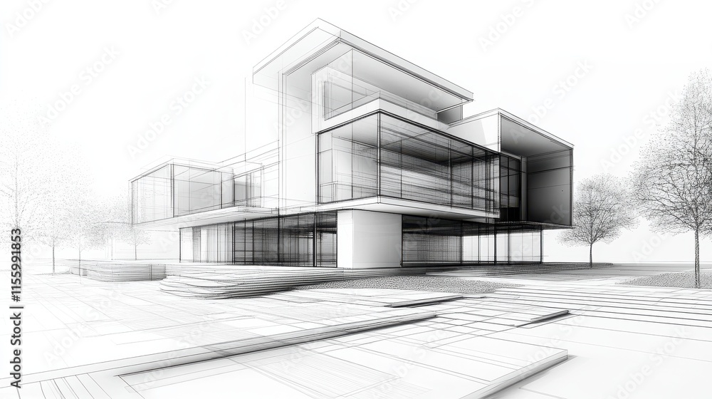 architect design working drawing sketch plans blueprints and making architectural construction model in architect studio architect design working drawing sketch plans blueprints and making architectural construction model in architect studio