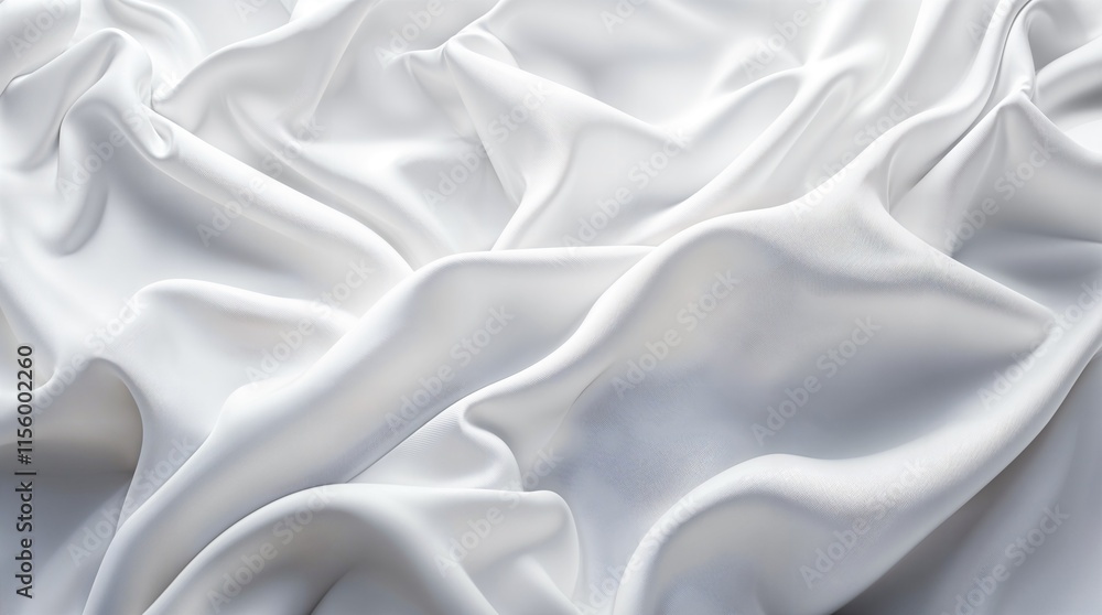 Obraz premium White silk fabric texture luxurious background