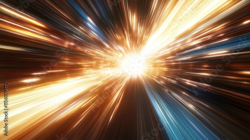 Dynamic Rocket Propulsion in Motion with Bright Light Effects
