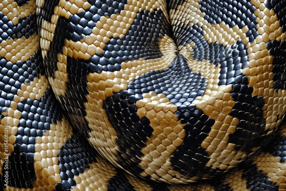Venomous Viper: Abstract Snake Skin Texture with Danger Venomous Viper: Abstract Snake Skin Texture with Danger