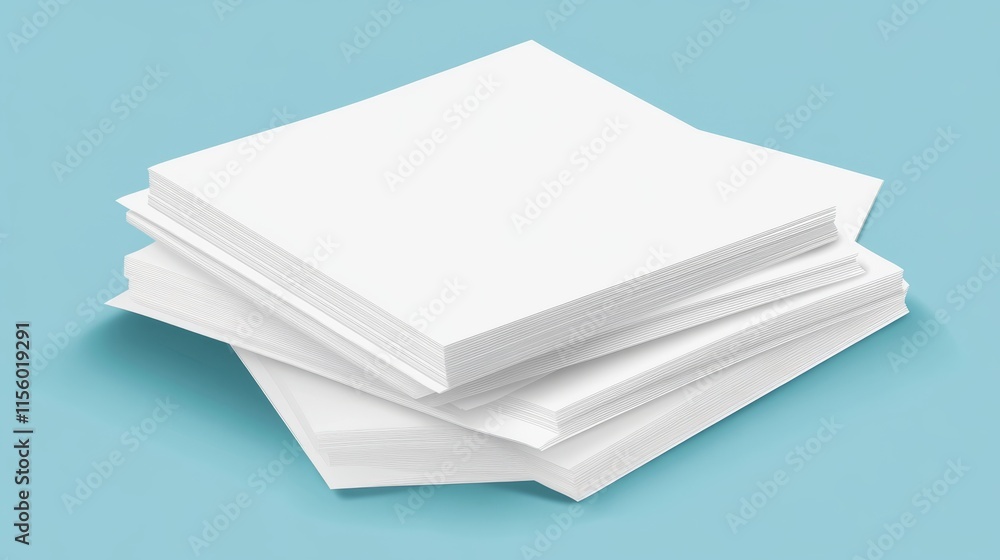 White paper Long collections, vector illustration White paper Long collections, vector illustration