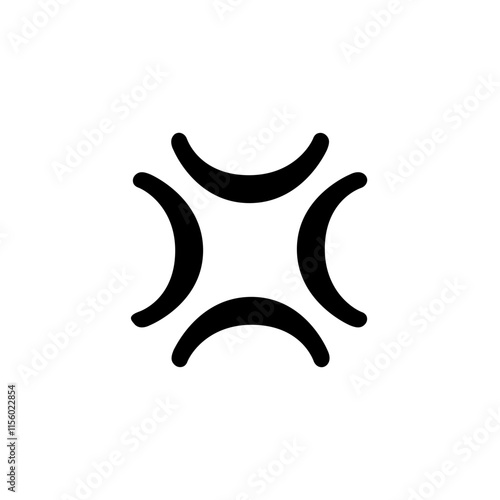 Anger Symbol Icon 